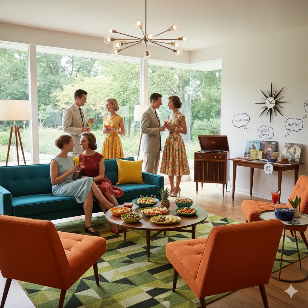 Retro event styling showcase